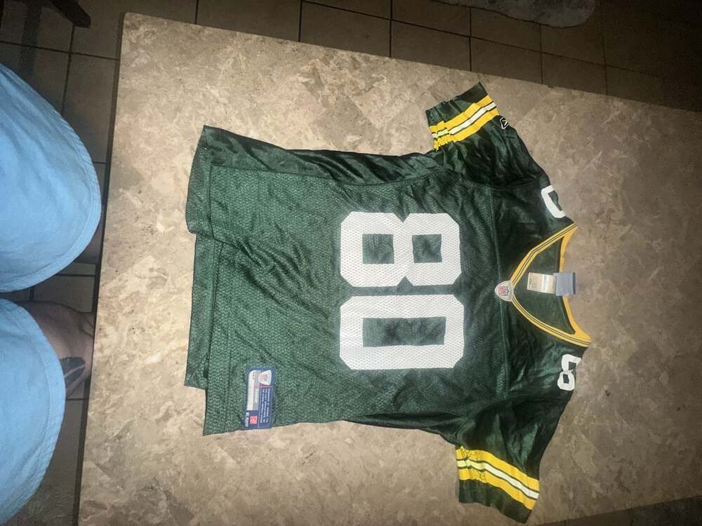 Reebok Green Bay Packers Donald Driver #80 NFL Women's OnField Jersey Size M